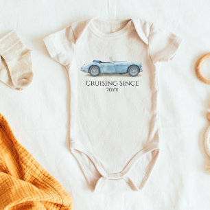 Body Para Bebê Cruising Since Carro Clássico