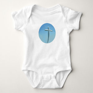 Body Para Bebê cruz do círculo