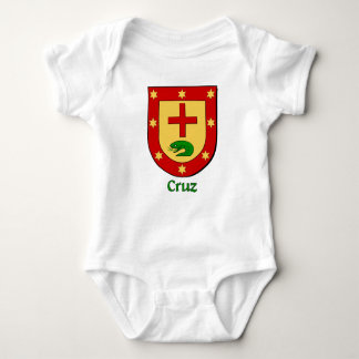 Body Para Bebê Cruz Family Shield Criança Creeper