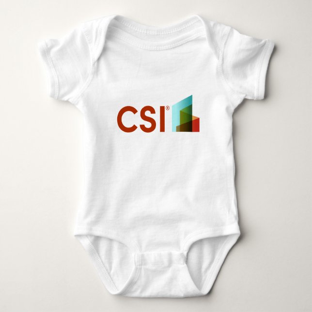 Body Para Bebê CSI Baby One-Piece (Frente)