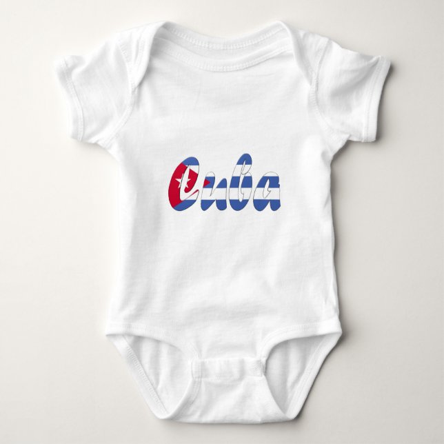 Body Para Bebê Cuba (Frente)