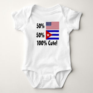 Body Para Bebê Cubano 100% do americano 50% de 50% bonito
