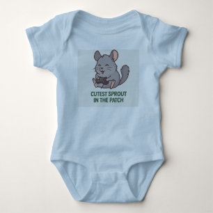 Body Para Bebê Cudles de broto - Cozy Chinchilla