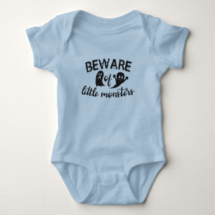 Body Para Bebê Cuidado Com Os Pequenos Monstros Halloween