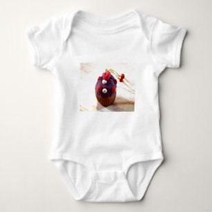 Body Para Bebê Cupcake dos namorados