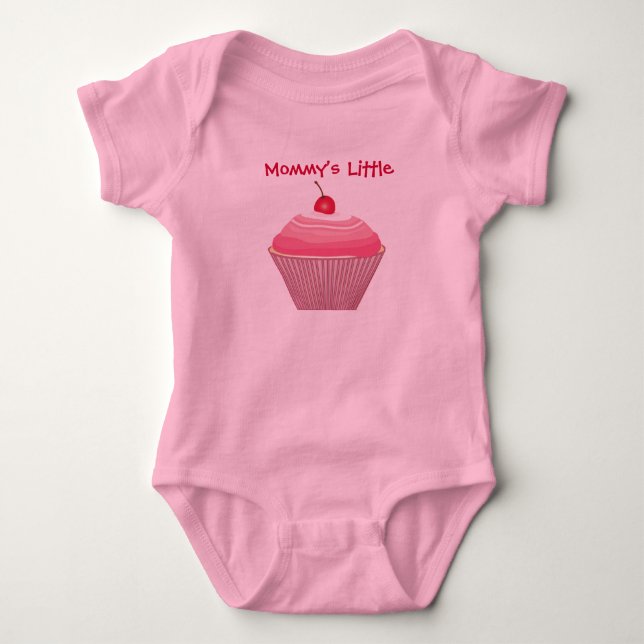 Body Para Bebê Cupcake mamãe (Frente)