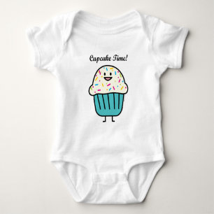 Body Para Bebê Cupcake Sprinkles baunilha doce taça sobremesa