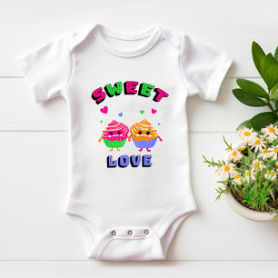 Body Para Bebê Cupcakes bonitos