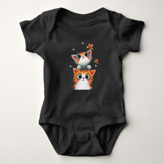 Body Para Bebê Curious Kittens & Busy Bees