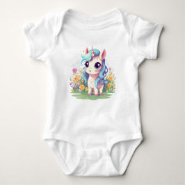 Body Para Bebê Curious Unicorn