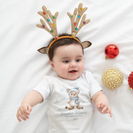 Body Para Bebê Custom Baby Boy My 1st Christmas