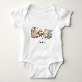 Body Para Bebê Custom Christian baby bodysuit, Jesus, God, Bible