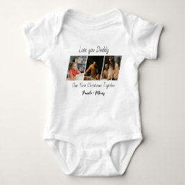 Body Para Bebê Custom Christmas Photo Baby Bodysuit