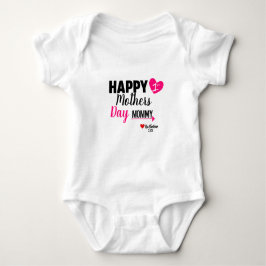 Body Para Bebê Custom Mothers Day Baby Happy 1st Mothers Day