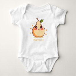 Body Para Bebê Customizable Happy Pear Baby