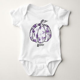 Body Para Bebê Cuta e Roxo Púrpura Jack-O’-Lanterna
