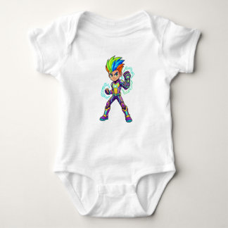 Body Para Bebê Cute Anime Superhero Baby Bodysuit - Colorful Cart