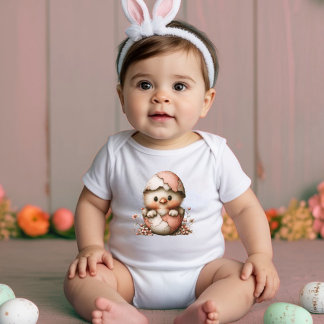 Body Para Bebê Cute Baby Chick Easter 