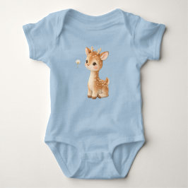 Body Para Bebê Cute Baby Deer Bodysuit – Kawaii Woodland Animal