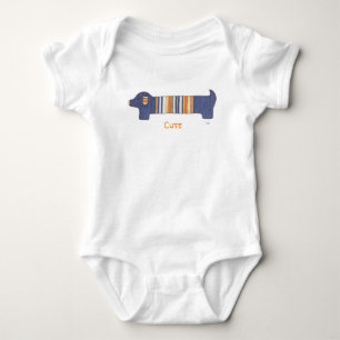 Body Para Bebê Cute Baby One Piece - Cute Dachshund