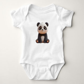 Body Para Bebê Cute Baby Panda Bodysuit