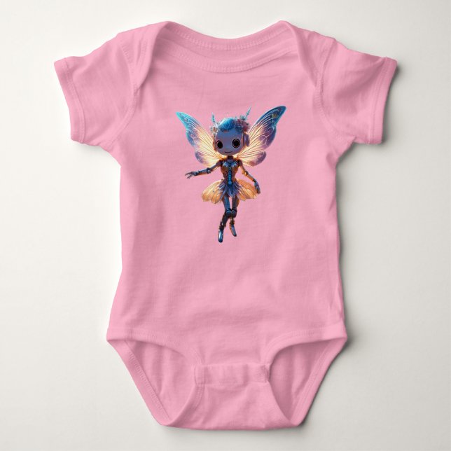 Body Para Bebê Cute Ballerina Dancing Robot Pixie (Frente)