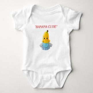 Body Para Bebê Cute Banana Baby – Adorable Cartoon Banana in Blue