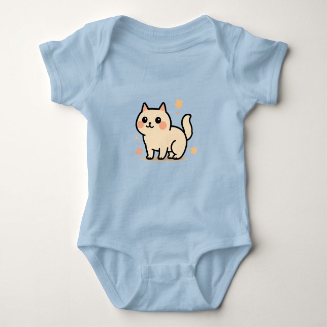 Body Para Bebê Cute Birthday Baby Bodysuit – Funny Birthday Gift  (Frente)