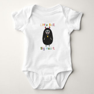 Body Para Bebê Cute Black Sheep with Bell – Little Bell Big Heart