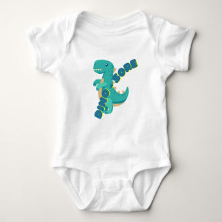Body Para Bebê Cute Dino
