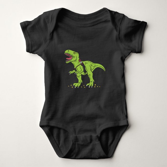 Body Para Bebê Cute Dinossaur Archer (Frente)