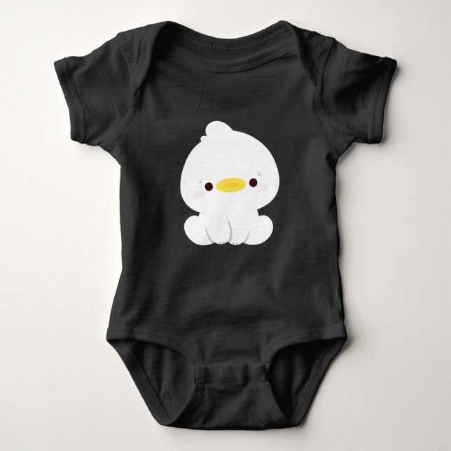 Body Para Bebê Cute Duck (Frente)