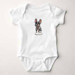 Body Para Bebê Cute French Bulldog
