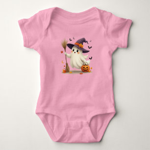 Body Para Bebê Cute Ghost Witness Bebê Halloween