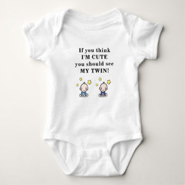 Body Para Bebê Cute gift for twins, bodysuit for twin baby boys,