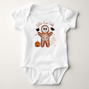 Body Para Bebê Cute Halloween Gingerbread Skeleton Little Boo