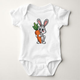 Body Para Bebê Cute Happy Bunny Rabbit