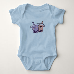 Body Para Bebê Cute Kawaii Boba Bubble Tea Best Friends Birthday