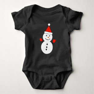 Body Para Bebê Cute Kawaii Snowman