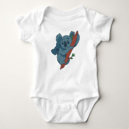 Body Para Bebê Cute Koala Family Illustration - Nature-Loving Kid