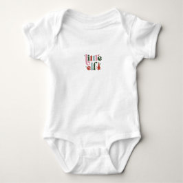 Body Para Bebê Cute Little Elf Christmas Quote