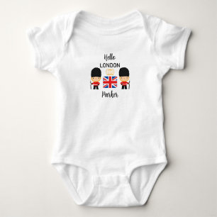 Body Para Bebê Cute London Guarda Baby Boy Name Inglaterra
