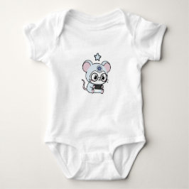 Body Para Bebê Cute lovely little mouse 