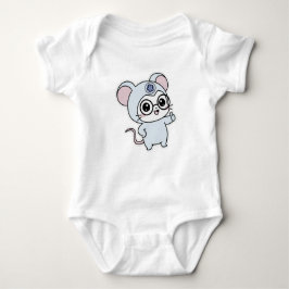 Body Para Bebê Cute lovely little mouse 