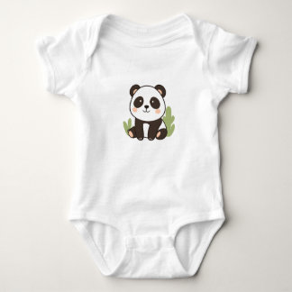 Body Para Bebê Cute Panda Baby Jersey