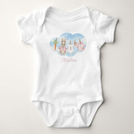 Body Para Bebê Cute Pink Clothesline Peter the Rabbit