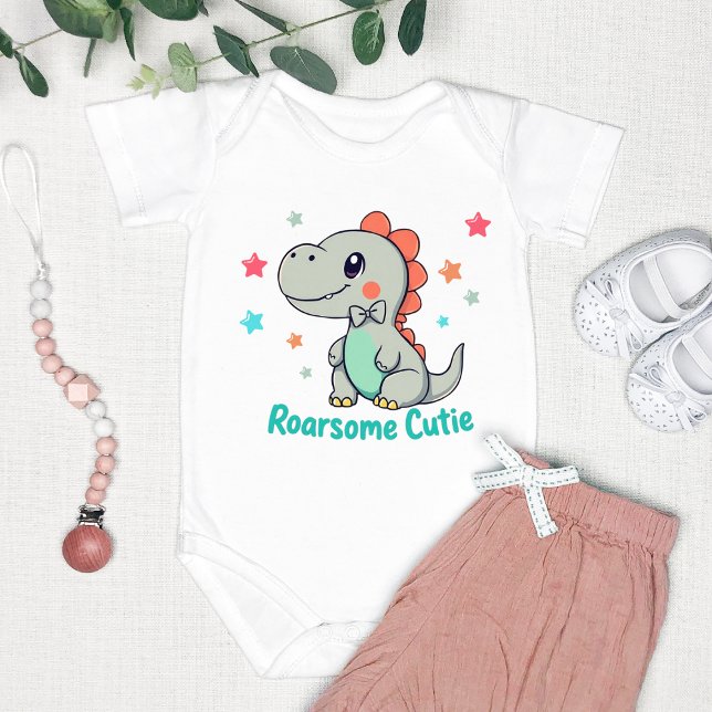Body Para Bebê "Cute Roarsome"  (Criador carregado)