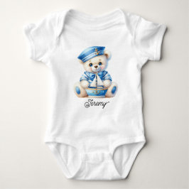 Body Para Bebê Cute Sailor Teddy Bear