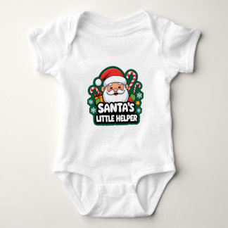 Body Para Bebê Cute Santa Claus Christmas T-Shirt for Boys & Girl