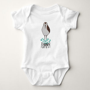 Body Para Bebê Cute Sleepy Sandpiper